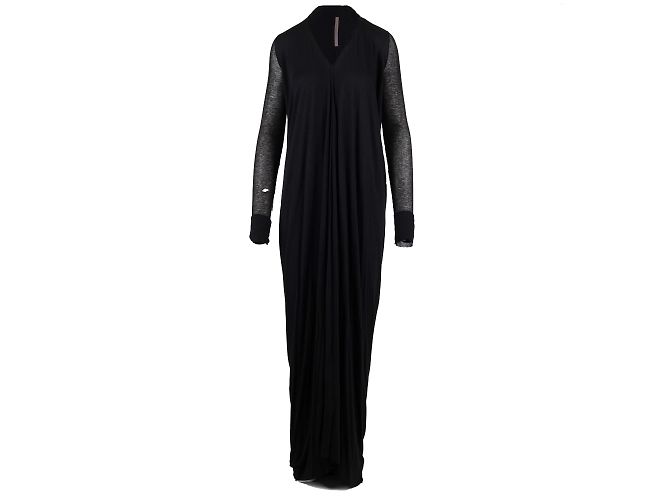 VESTIDO RICK OWENS Negro