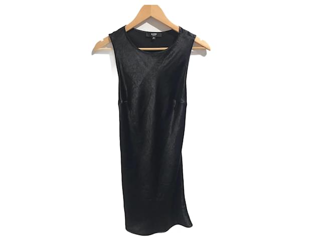 VERSACE  Dresses T.fr 38 SYNTHETIC Black  ref.972282