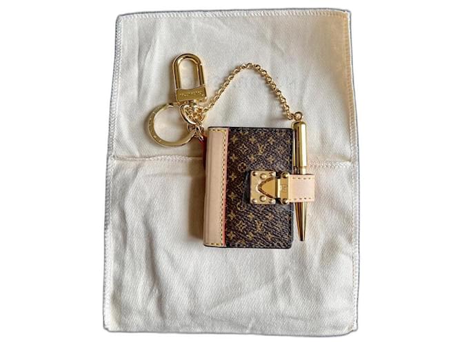 Louis Vuitton bag jewelry Gold hardware Leather Steel ref.972747