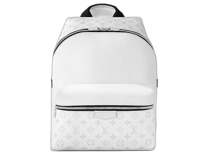 Louis Vuitton LV Discovery backpack white Cloth ref.972765 - Joli