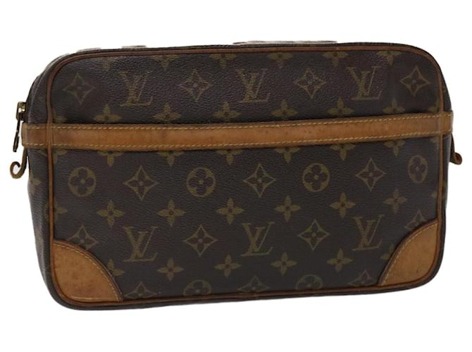 Louis Vuitton Monogram Compiegne 28 Clutch Bag M51845 LV Auth bs6334 Cloth  ref.972837