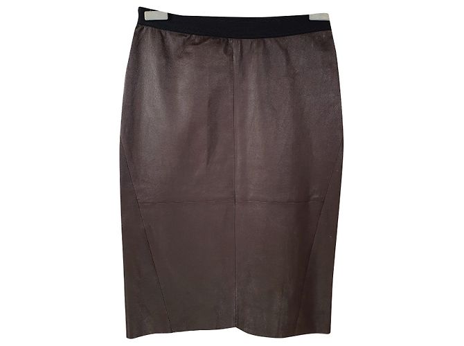 Day Birger & Mikkelsen Lederrock braun
