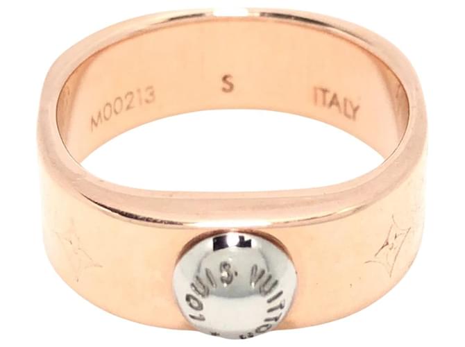 Louis Vuitton Nanogram ring in Pink Gold rose gold