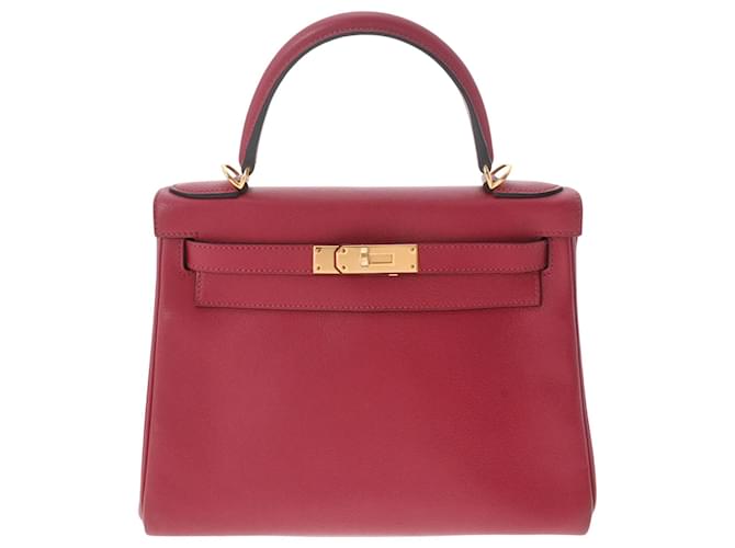 Hermès Kelly 28 Red Leather  ref.973500