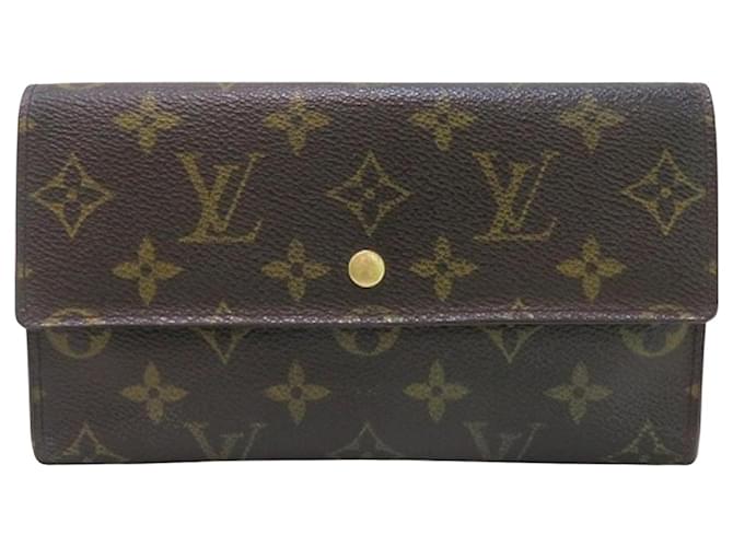 Louis Vuitton Portefeuille Sarah Canvas Wallet (pre-owned) in