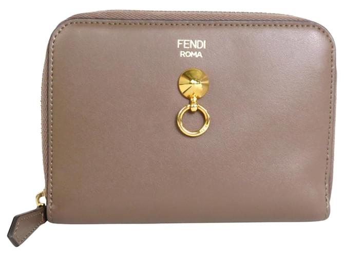 Fendi Brown Leather  ref.974276