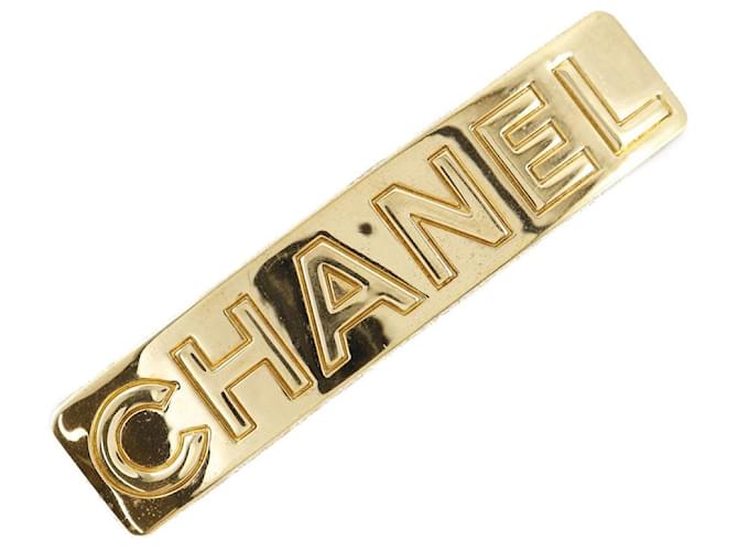 Timeless Chanel Dourado Banhado a ouro  ref.974338