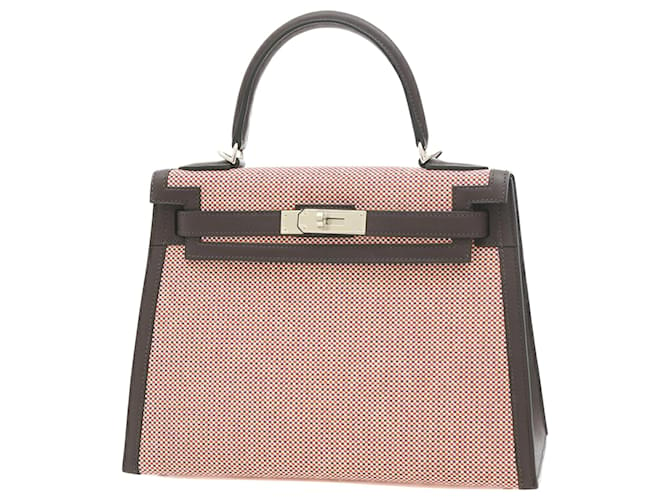 Hermès Hermes Kelly 28 Pink Leder  ref.974758