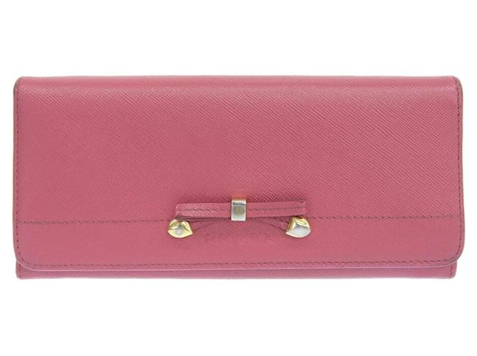 Prada Ribbon Pink Leather  ref.974789