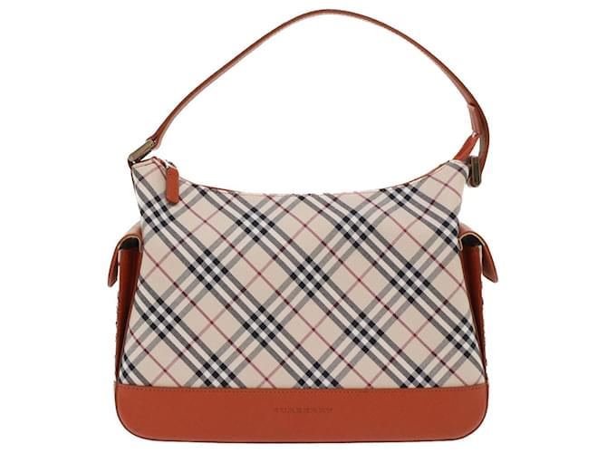 BURBERRY Synthétique Orange  ref.975088