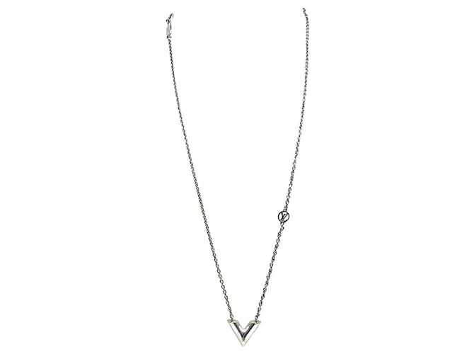 Louis Vuitton Resin Essential V Pendant Necklace