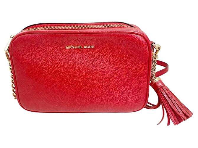 Michael kors handbags red color sale