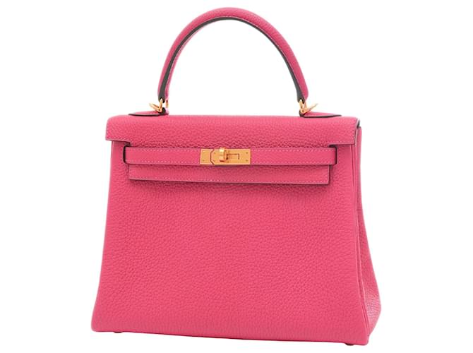 Hermes kelly 25 on sale pink