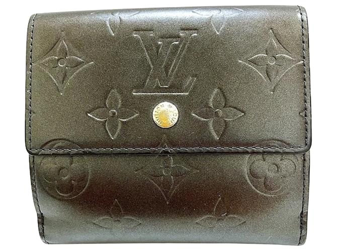 Louis Vuitton Portefeuille Black Leather  ref.975403