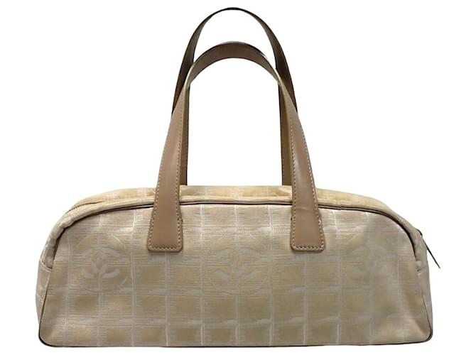 Classique Chanel Travel line Toile Beige  ref.975461