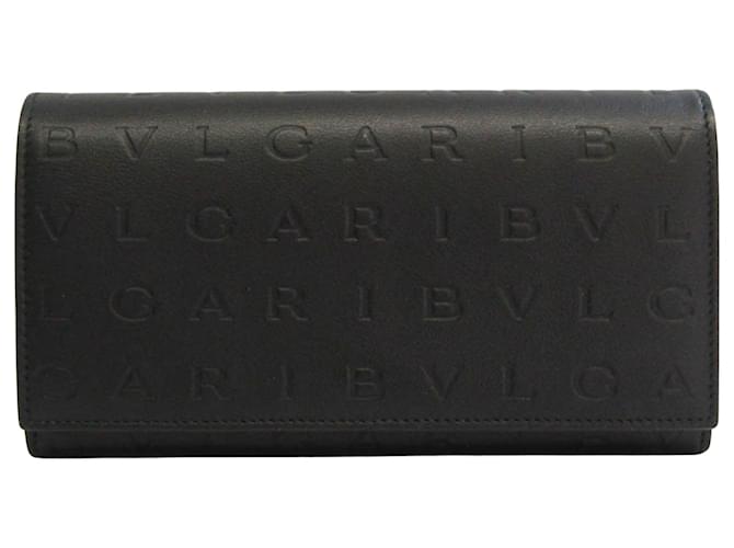 Bulgari Infinito Black Leather  ref.975514