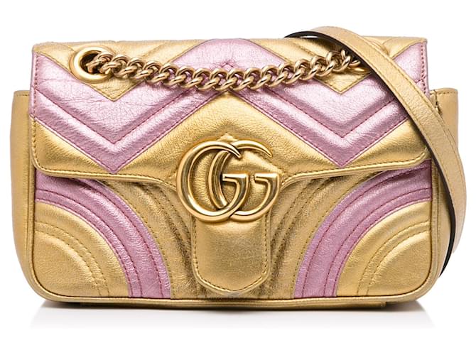 Gucci GG Marmont Flap Matelasse Leather Crossbody Bag