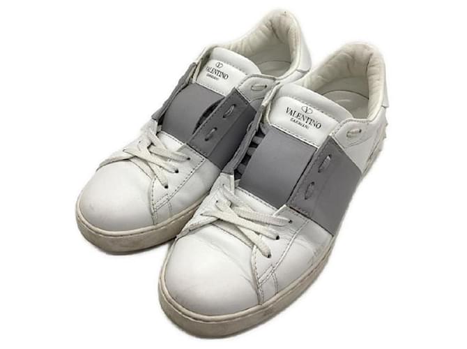 ****VALENTINO GARAVANI Zweifarbige Low-Cut-Sneaker Weiß  ref.975699