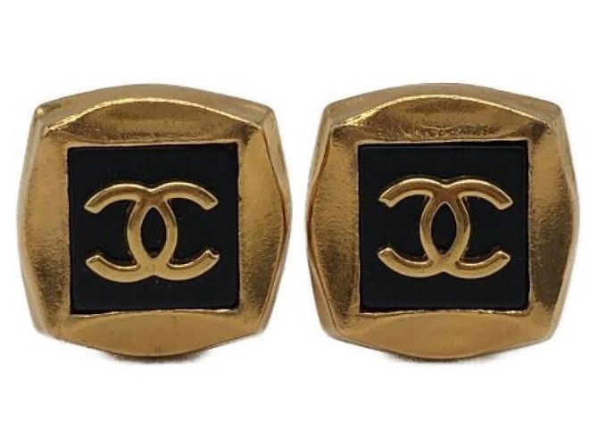 ***Pendientes marca coco CHANEL Dorado