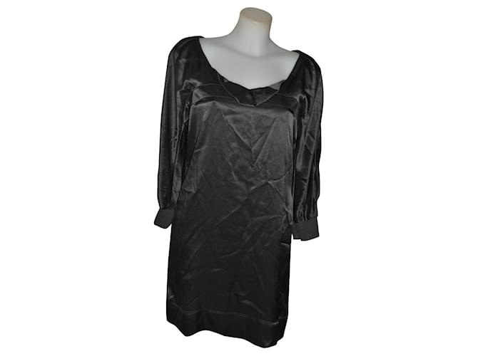 See by Chloé Dress Black Silk  ref.975875