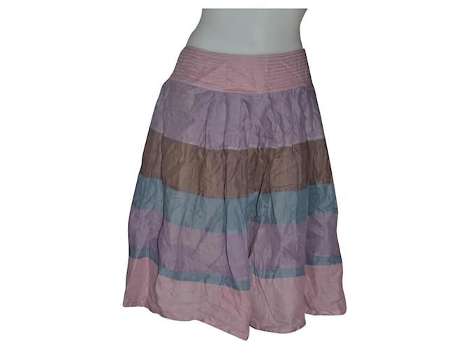 Weekend Max Mara Patterned skirt Multiple colors Cotton  ref.975882