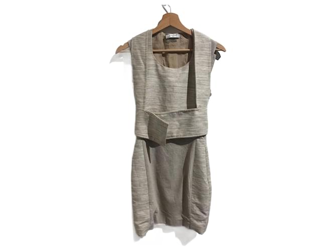 GIVENCHY  Dresses T.International XS Synthetic Grey  ref.975923