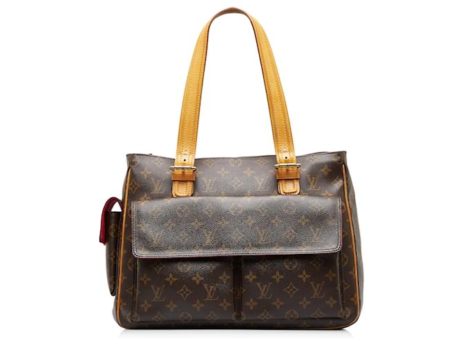 Brown Louis Vuitton Monogram Multipli-Cite Tote Bag