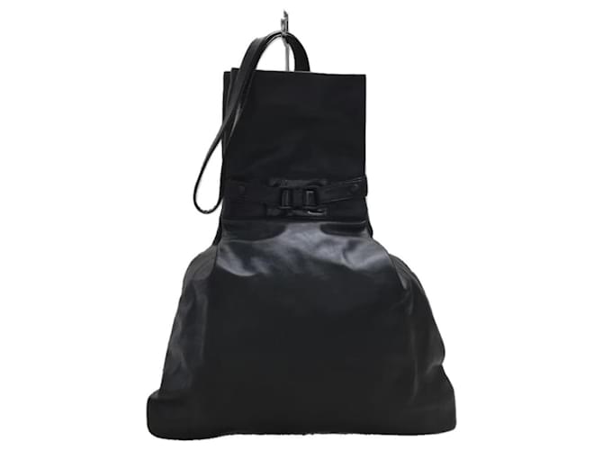 **Gianni Versace Black Leather Shoulder Bag  ref.976046