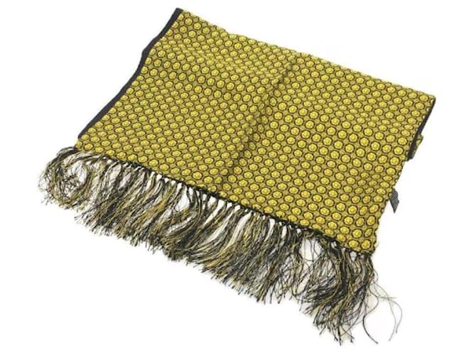 **Pañuelo de seda amarillo Gianni Versace  ref.976051