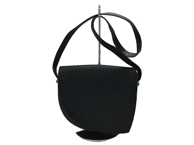 **Gianni Versace Black Leather Shoulder Bag  ref.976054
