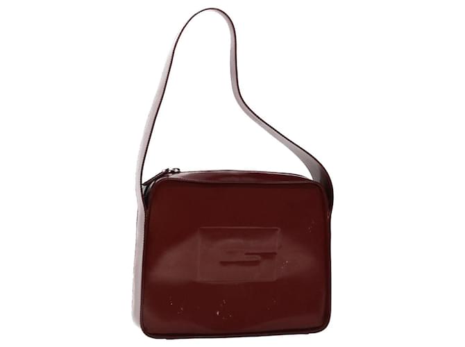 GUCCI Shoulder Bag Patent leather Red Auth ar9699b  ref.976105