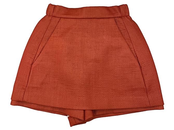 Maje Pantalones cortos Naranja Paja  ref.976257