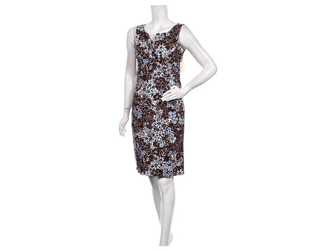 Autre Marque Vestido de flores de algodón Adrianna Papell