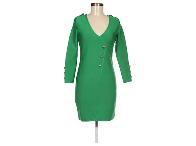 Karen Millen Dresses Green Polyester Elastane  ref.976268