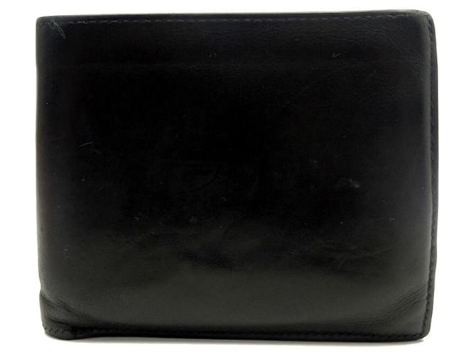 Hermès HERMES MC GELDBÖRSE2 COPERNIC-LEDER-KARTENHALTER BLACK BOX WALLET BOX Schwarz  ref.976395