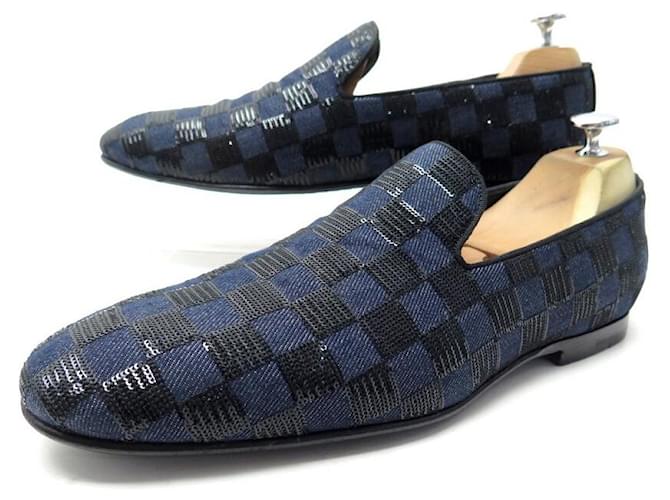 Louis Vuitton Men's Damier Sparkle Slip on Loafer Dress Shoe