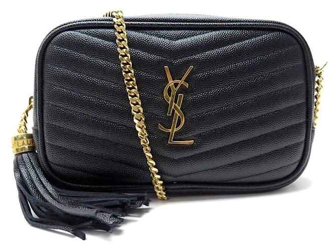 Leather handbag Yves Saint Laurent Black in Leather - 41658230