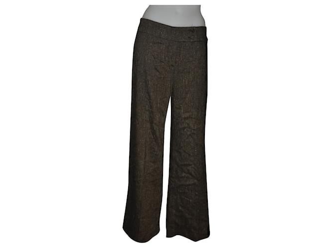 Trussardi Jeans Hose Mehrfarben Synthetisch Viskose  ref.976579