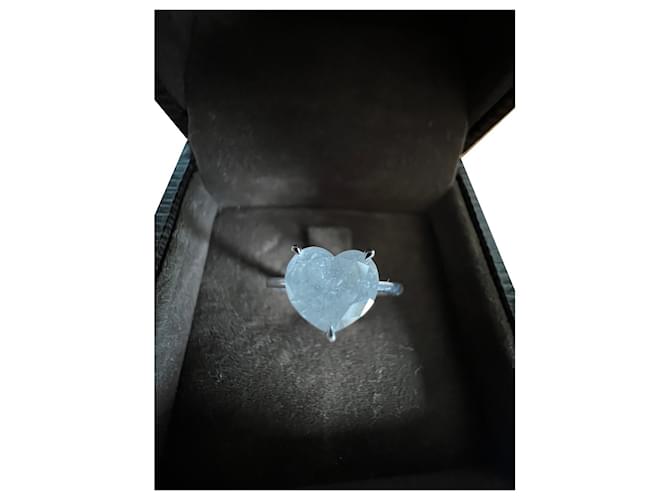 Autre Marque argolas Branco Diamante  ref.976593