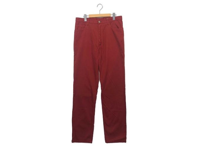 Loro Piana Rote Baumwollhose