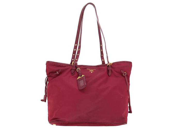 PRADA Tote Bag Nylon Pink Auth 46322  ref.976624