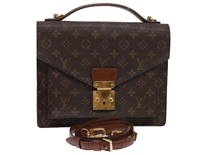 Louis Vuitton Monogram Monceau 25 Hand Bag M51185 LV Auth 50120