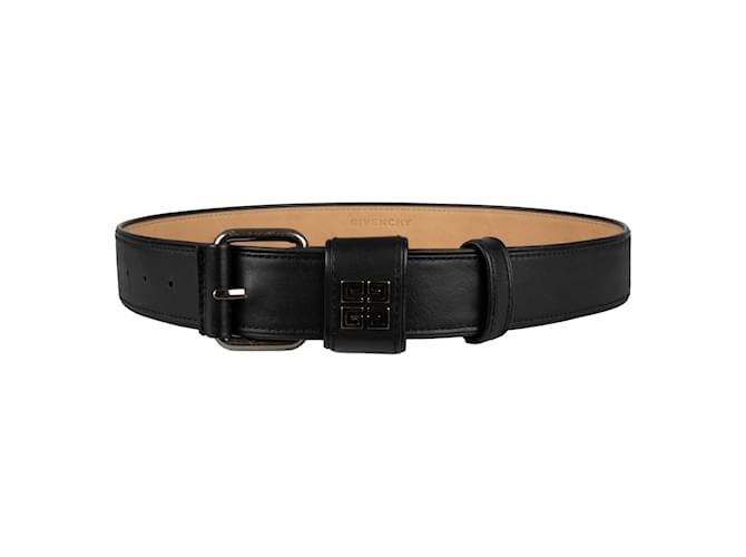 Cintura in pelle Givenchy Nero  ref.976732