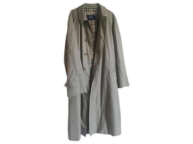 Impermeable Burberry London Beige de Algodón