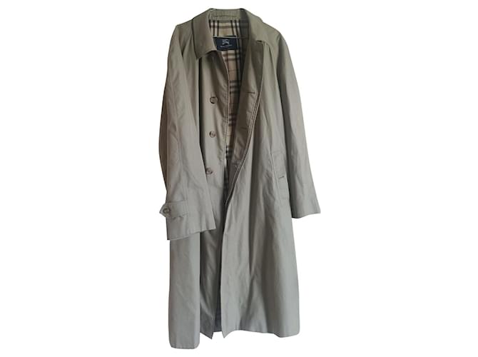 Burberry Men Coats Outerwear Beige Cotton  ref.976759