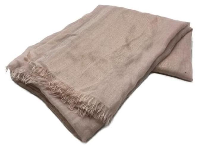 *** LORO PIANA  cashmere silk stole Pink Rayon  ref.976767