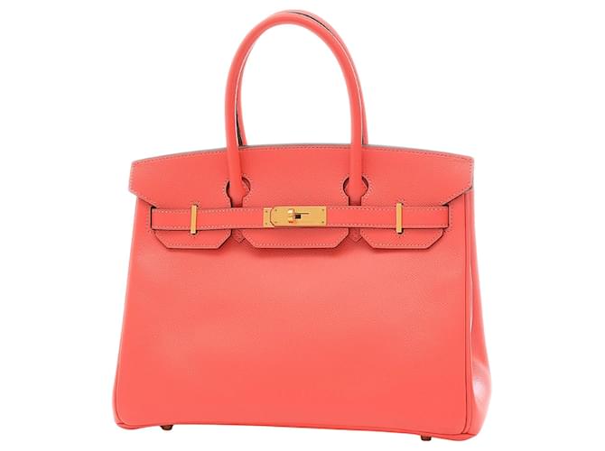 Hermes Kelly Chain Bag Box Leather Gold Hardware In Red