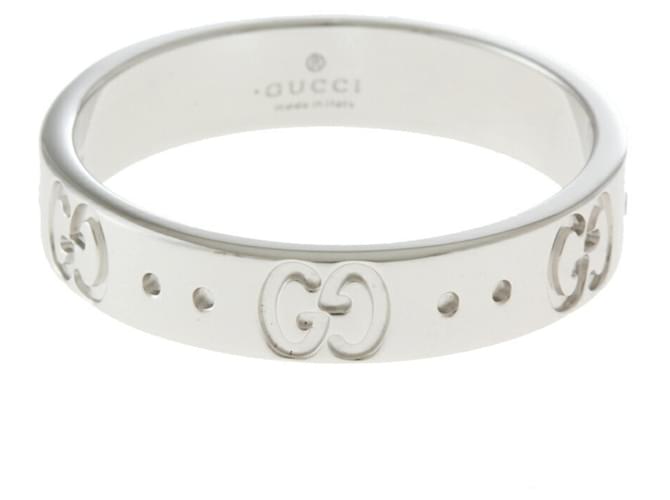 Icône Gucci Or blanc Blanc  ref.977209