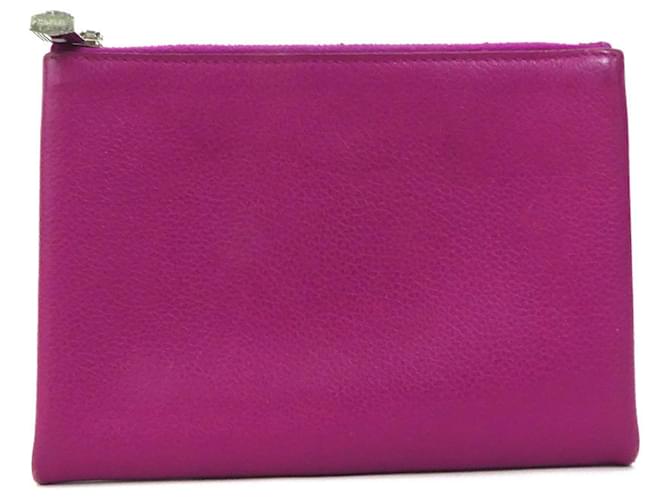 Hermès -- Purple Leather  ref.977224