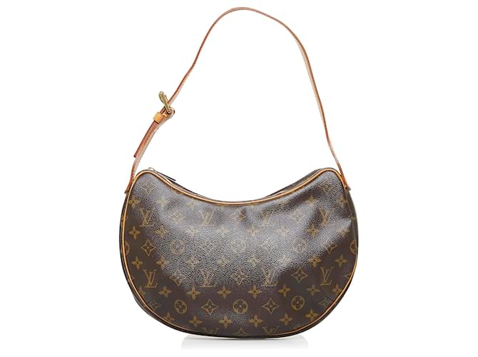 Louis Vuitton Brown Monogram Croissant MM Cloth ref.977318 - Joli
